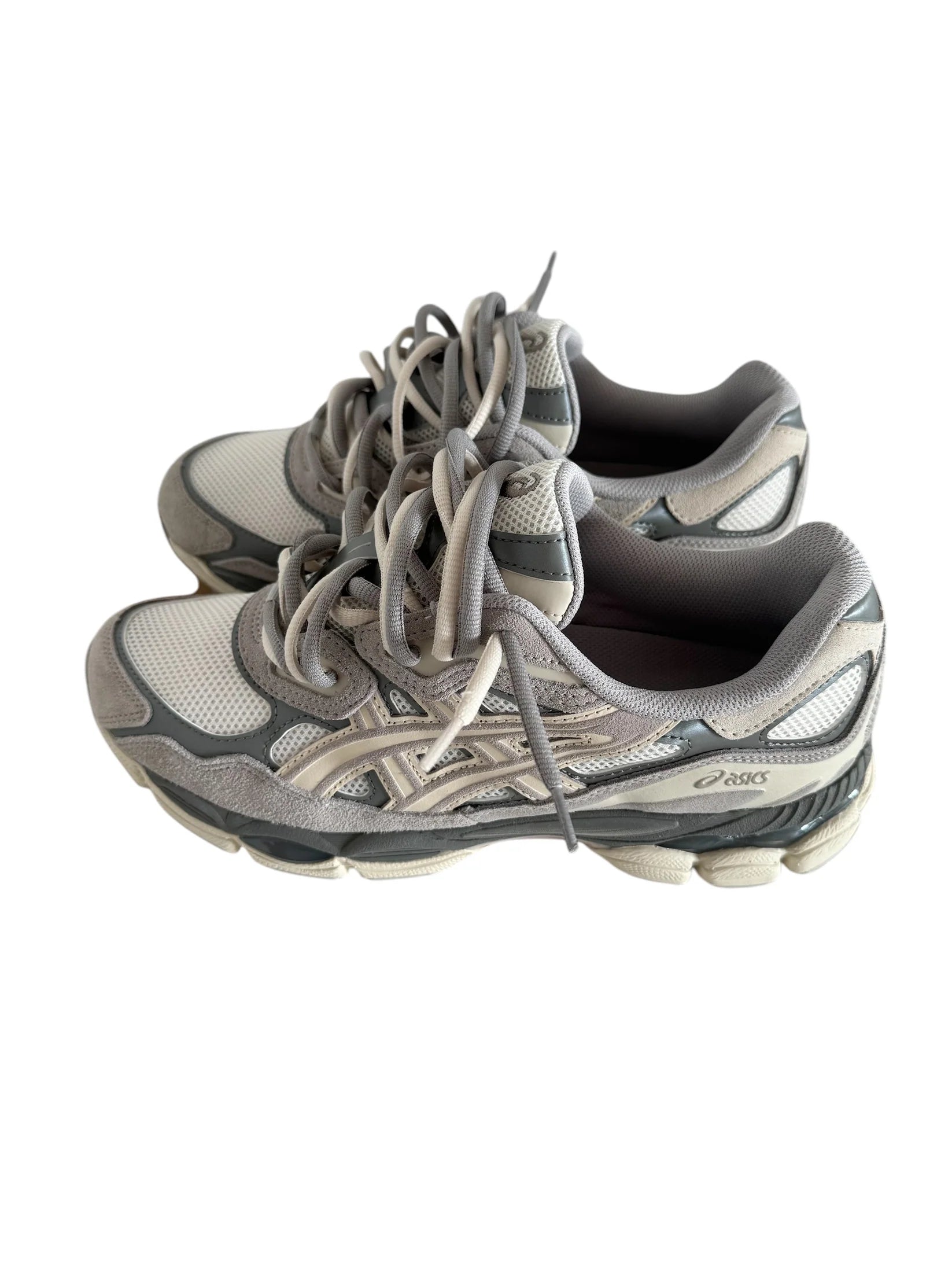 ASICS GEL NYC OYSTER GREY DOPPIO LACCIO